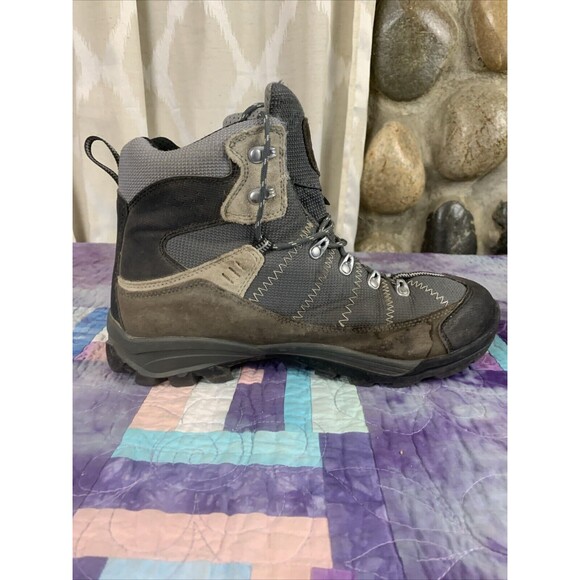 TREZETA Mens 10.5 Inca Waterproof Vibram Leather Walking Hiking Shoes Boots - Picture 12 of 16